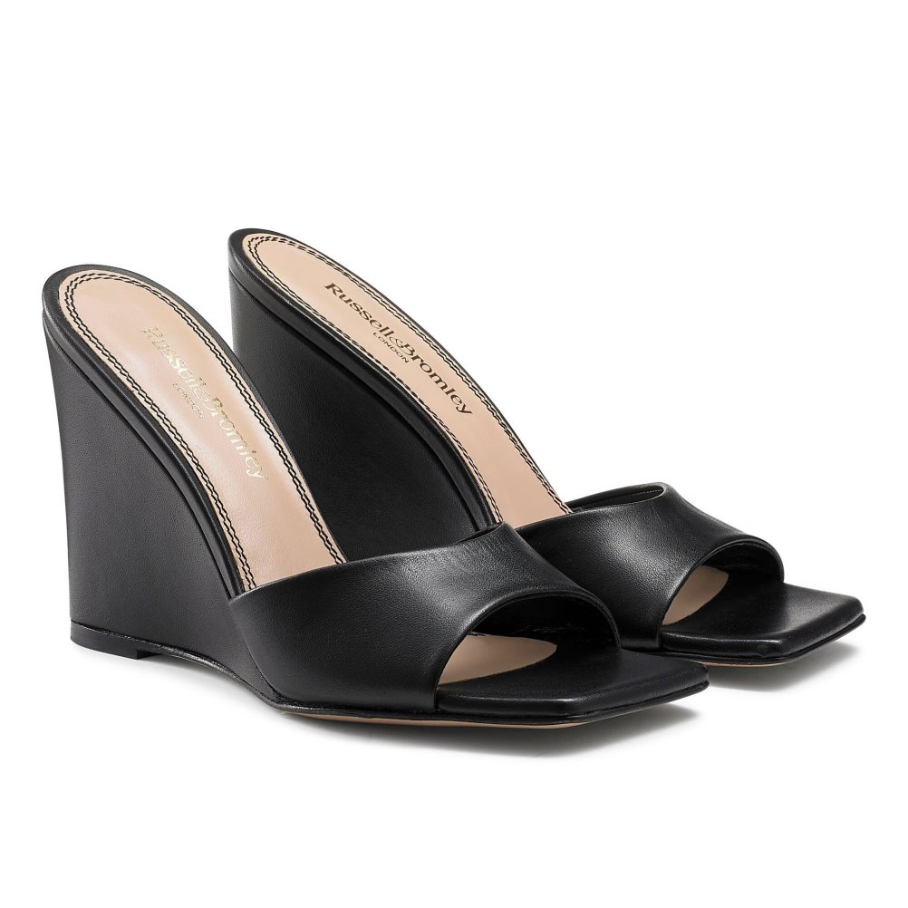 Dámské Boty Na Klínku Russell & Bromley Bellini Černé | CZ-63498J