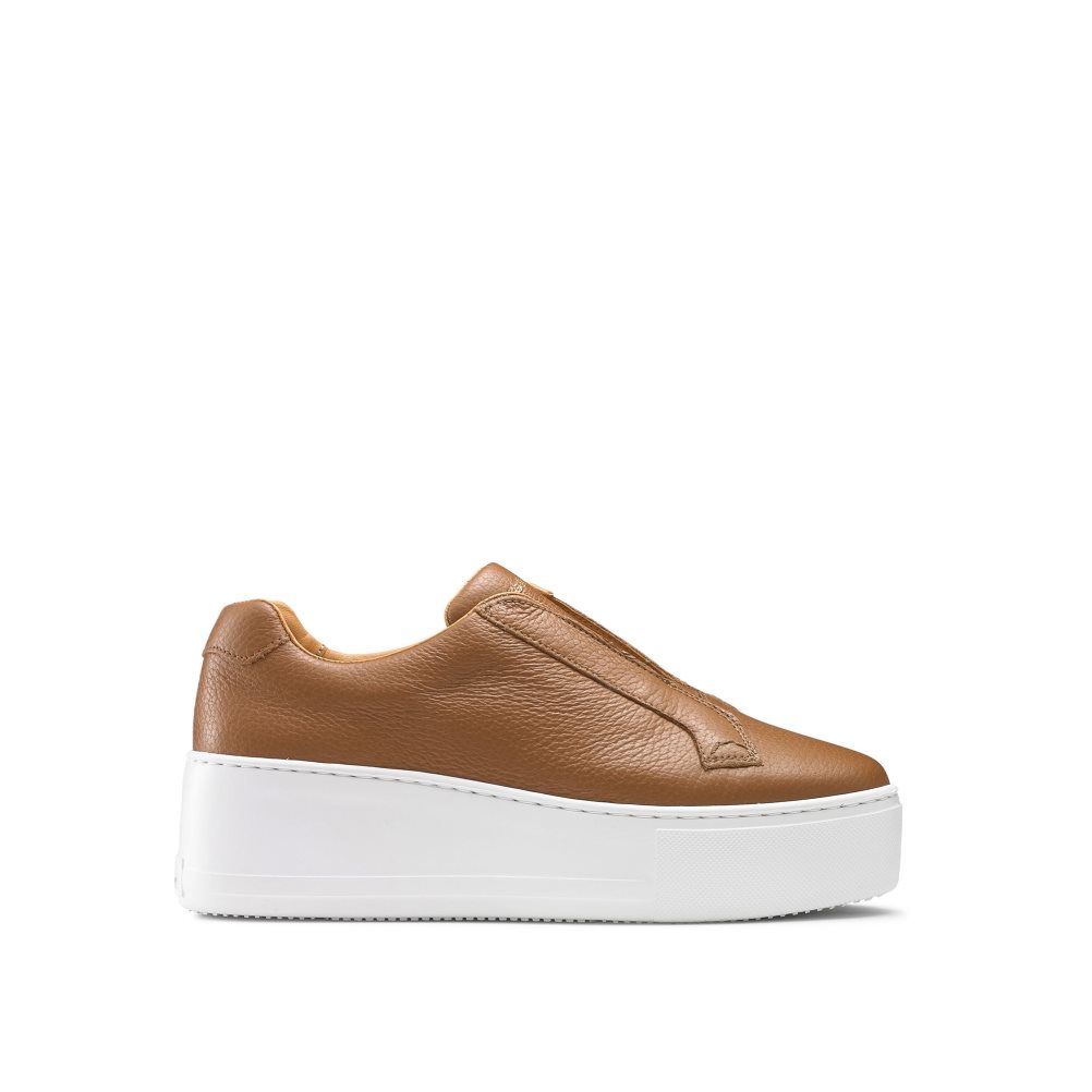 Dámské Boty Na Platformy Russell & Bromley Park Up Flatform Laceless Hnědé | CZ-27190E