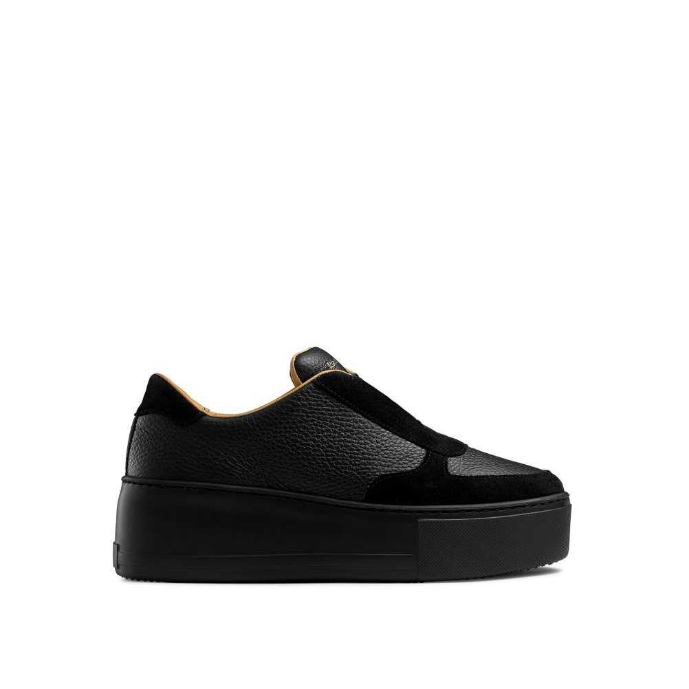 Dámské Boty Na Platformy Russell & Bromley Park Ave Laceless Flatform Černé | CZ-40528J