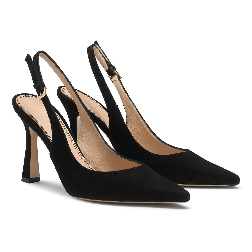 Dámské Lodičky Russell & Bromley Slingback Point Černé | CZ-19760I