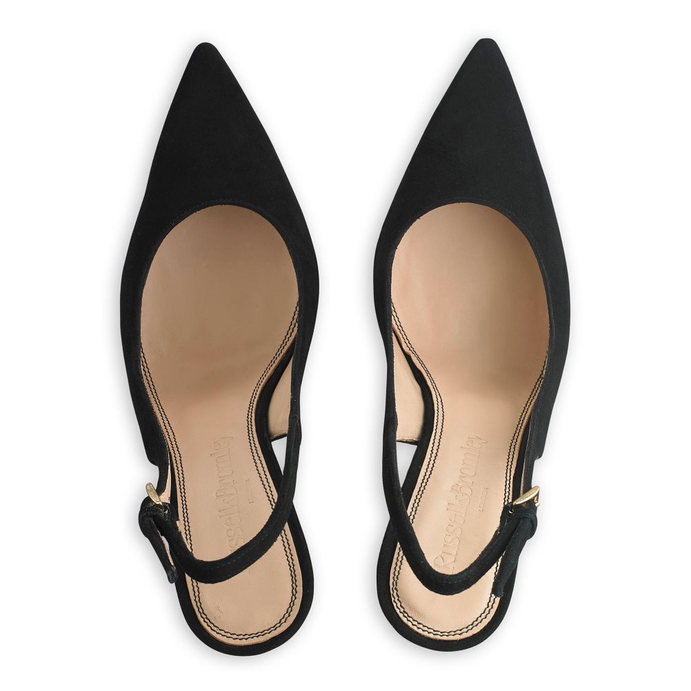 Dámské Lodičky Russell & Bromley Slingback Point Černé | CZ-19760I