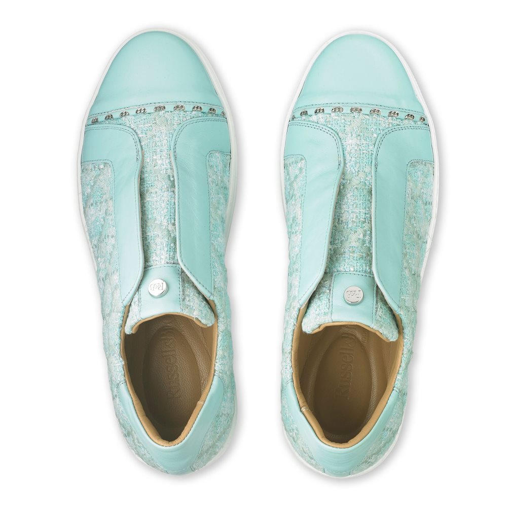 Dámské Tenisky Russell & Bromley Seawalk Laceless Tyrkysové | CZ-17029W