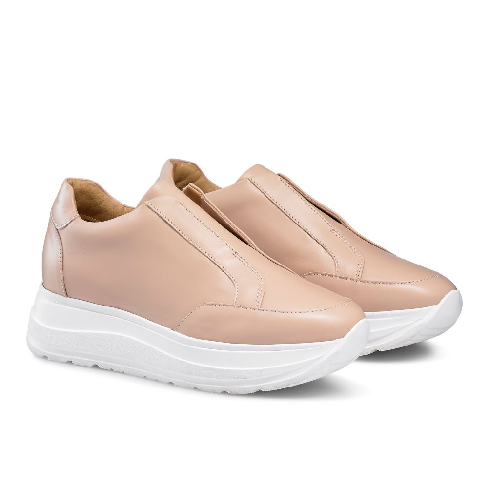 Dámské Tenisky Russell & Bromley Speed Up Laceless Runner Světle Hnědé | CZ-52873M