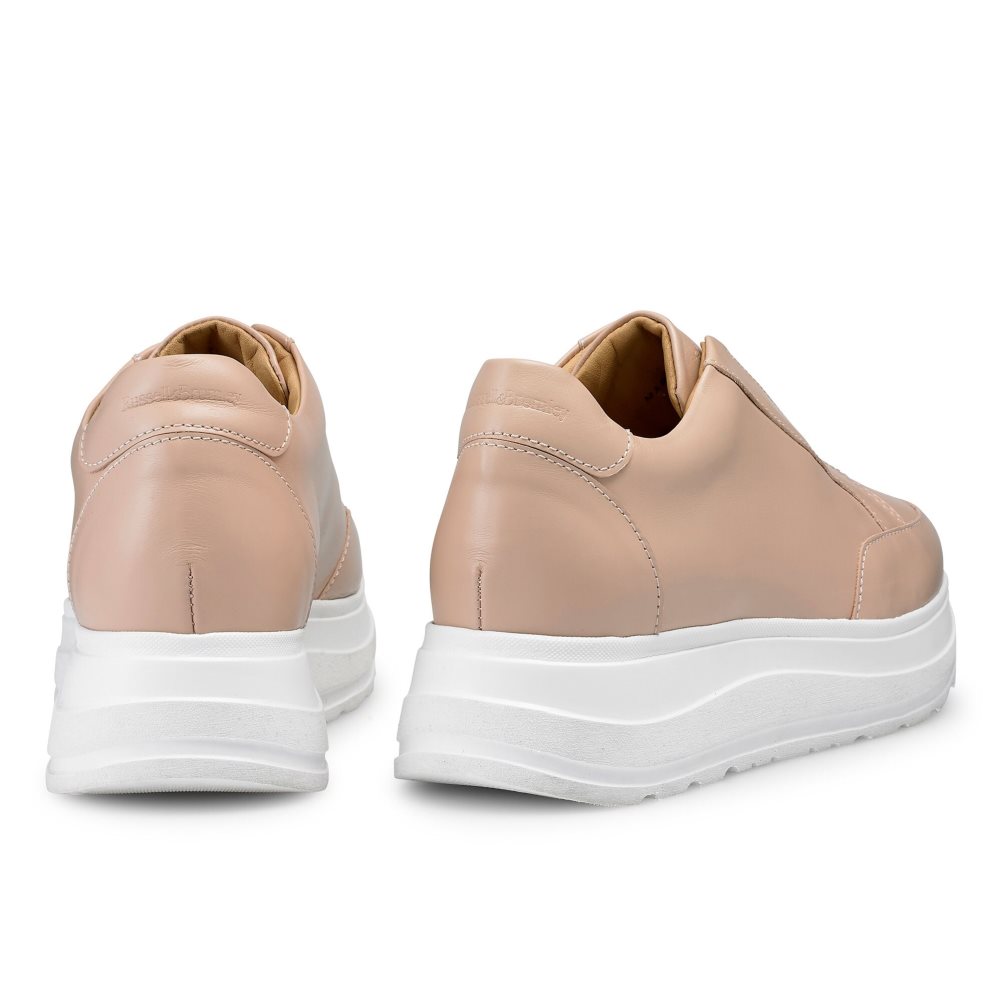 Dámské Tenisky Russell & Bromley Speed Up Laceless Runner Světle Hnědé | CZ-52873M