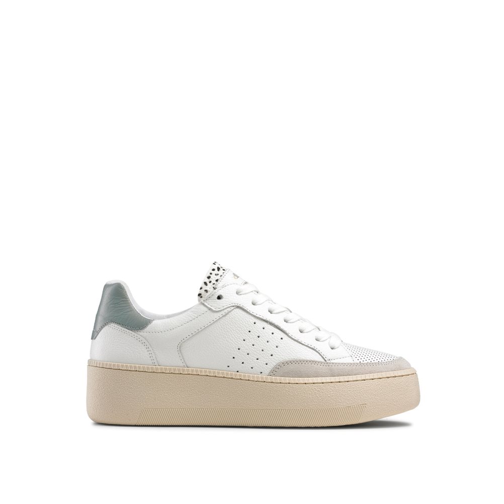 Dámské Tenisky Russell & Bromley Whisper Low Top Bílé | CZ-20497F