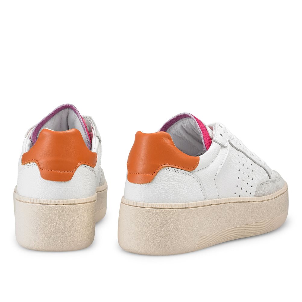 Dámské Tenisky Russell & Bromley Whisper Low Top Bílé | CZ-34129K