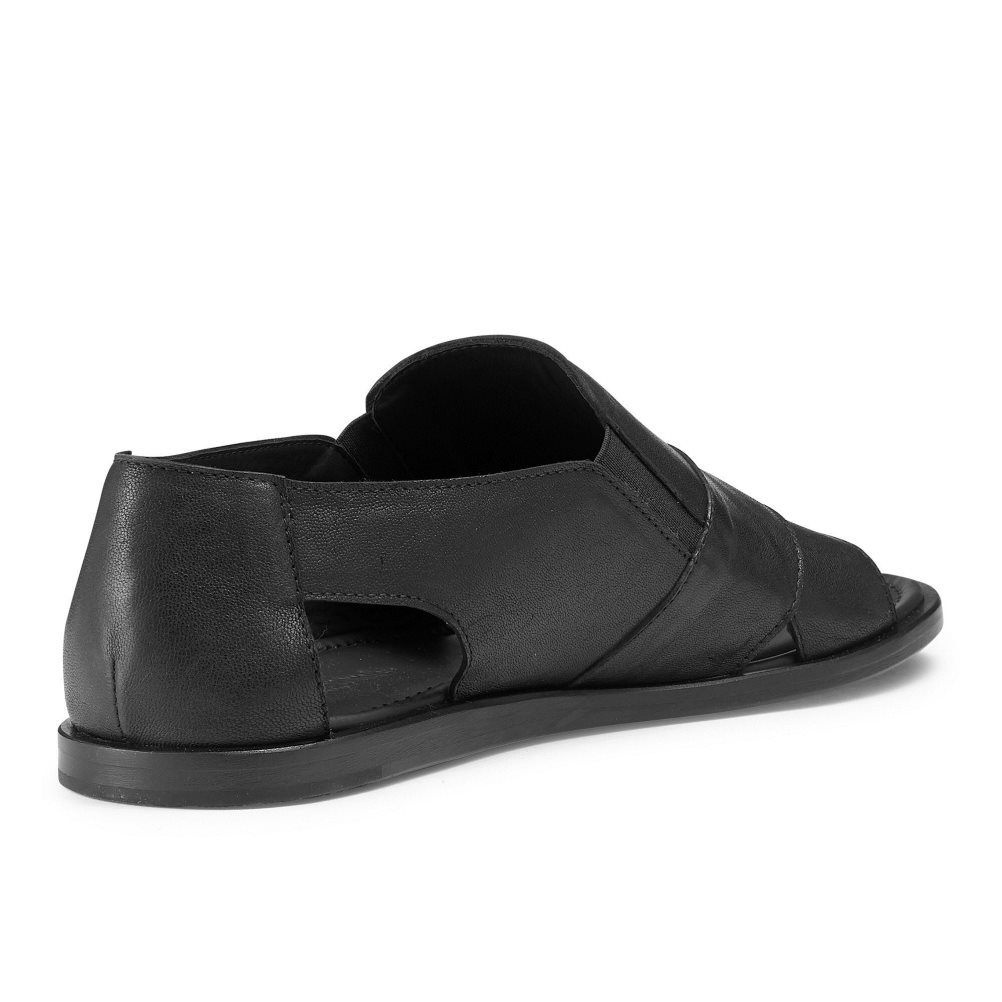 Pánské Boty Casual Russell & Bromley San Domino Open Špicí Slip On Černé | CZ-78495L