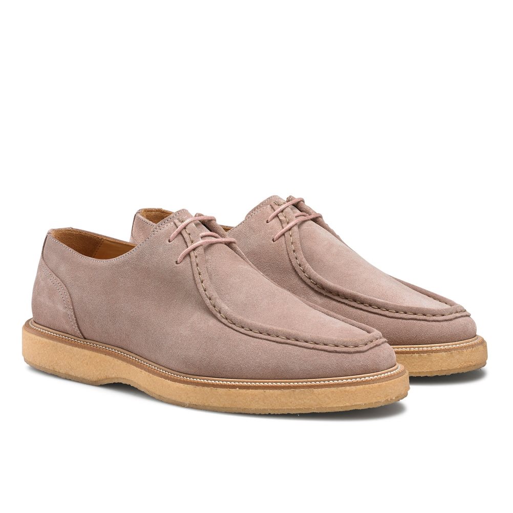 Pánské Boty Derby Russell & Bromley Algonquin Crepe Sole Trappeur Růžové | CZ-93056H