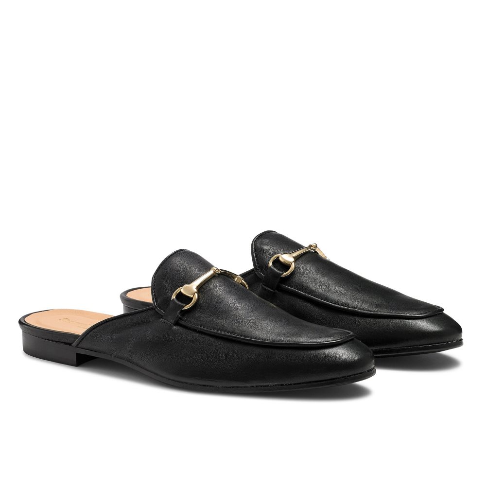 Pánské Loafers Russell & Bromley Backless Černé | CZ-13709N