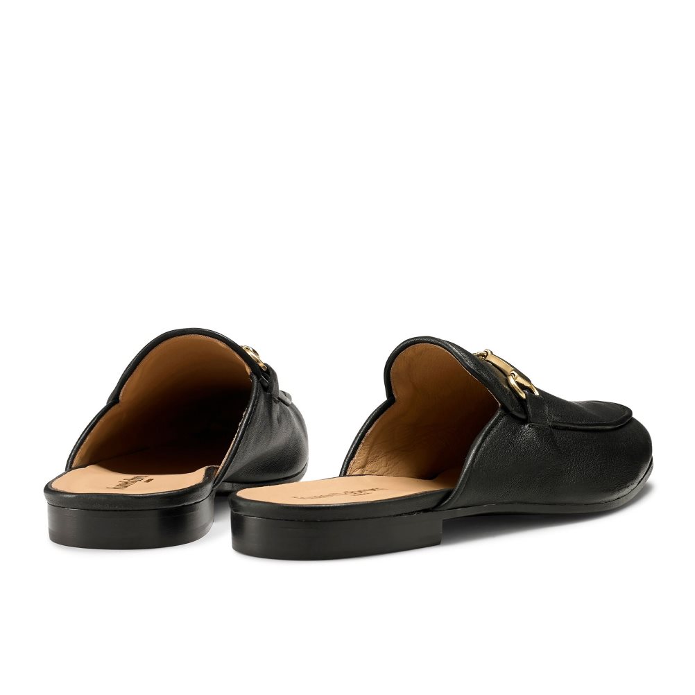 Pánské Loafers Russell & Bromley Backless Černé | CZ-13709N