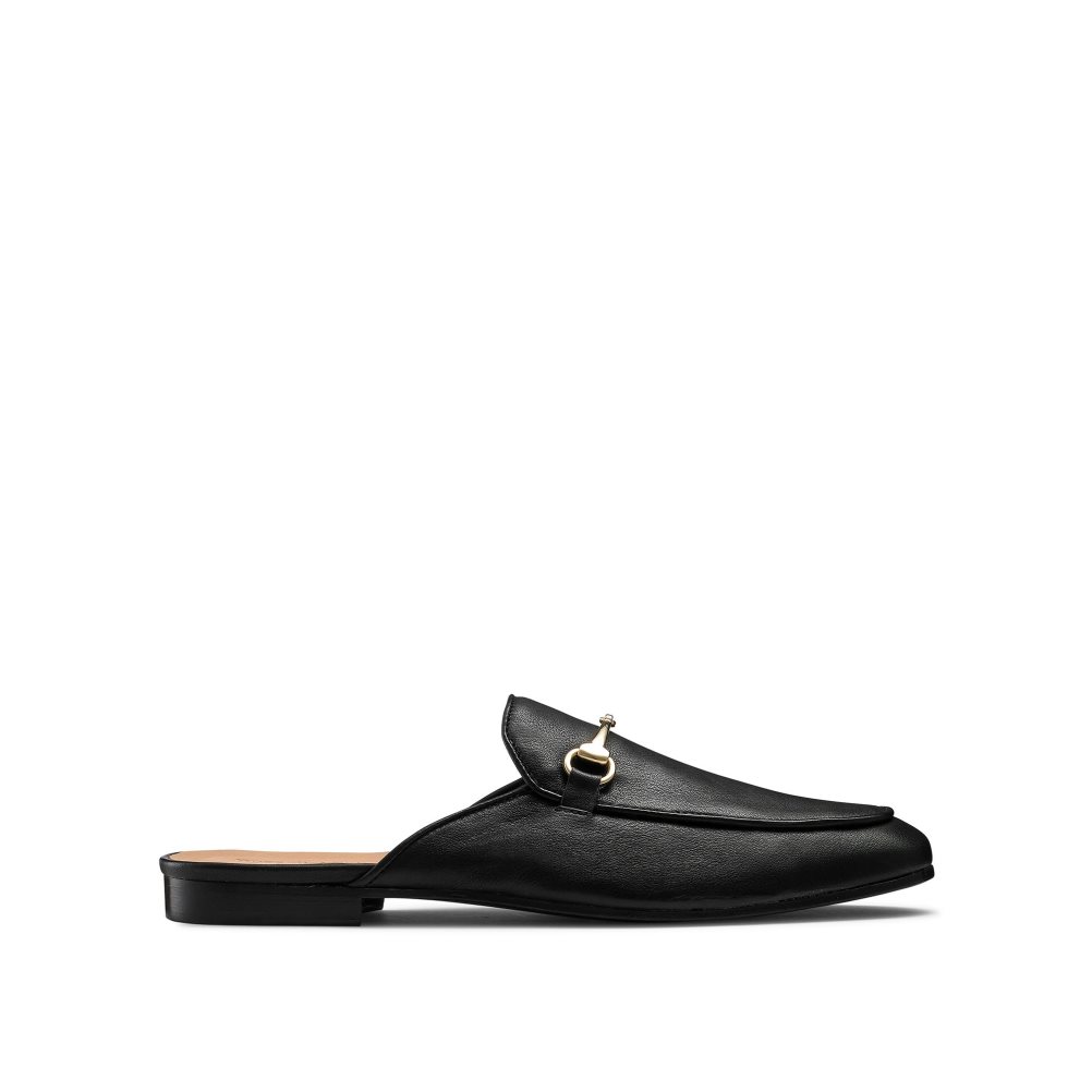 Pánské Loafers Russell & Bromley Backless Černé | CZ-13709N