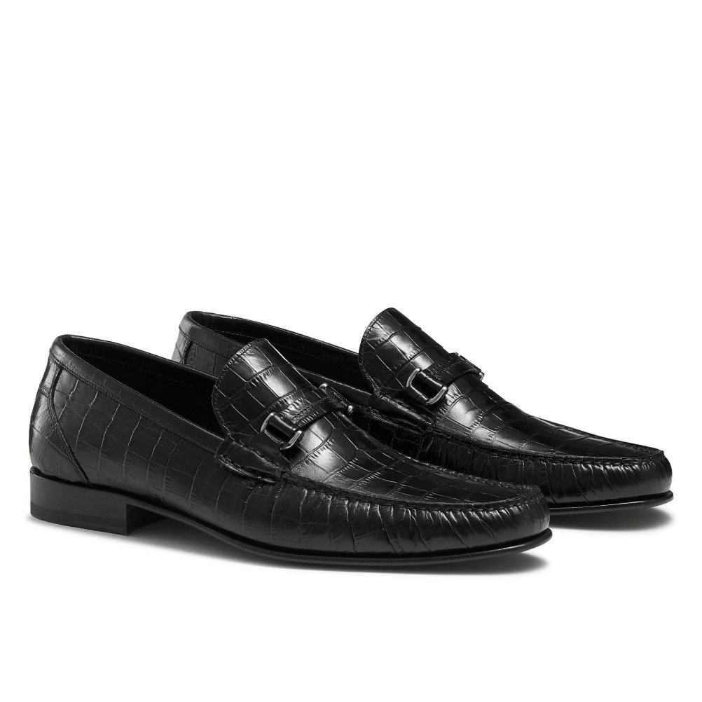 Pánské Mokasíny Russell & Bromley Elite Slip On Černé | CZ-30285L