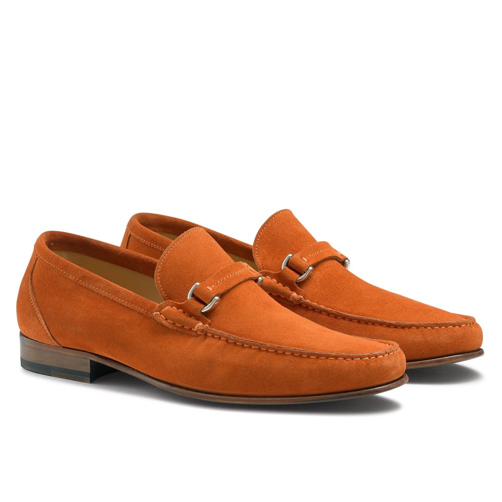 Pánské Mokasíny Russell & Bromley Elite Slip On Oranžové | CZ-70254Y