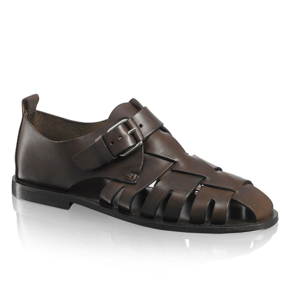 Pánské Sandály Russell & Bromley Neptune Buckled Fisherman Čokolády | CZ-57832Y