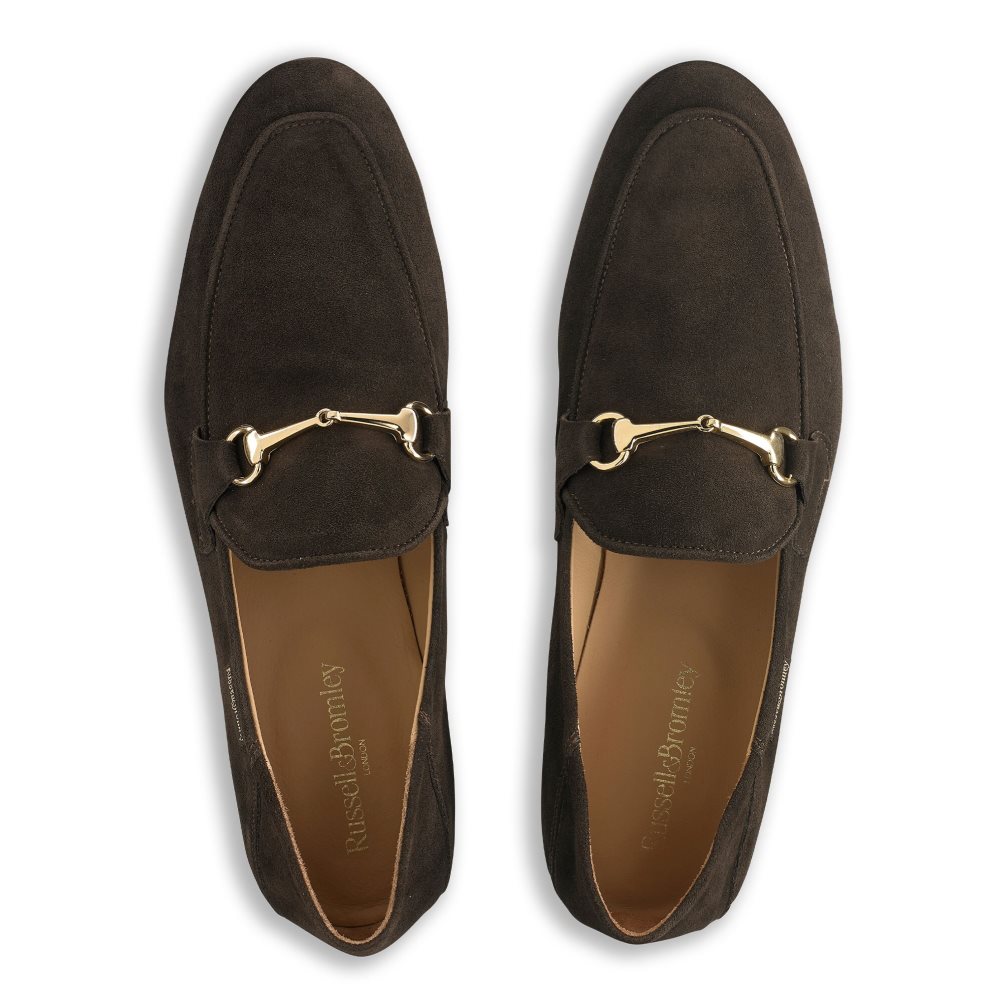 Pánské Společenské Boty Russell & Bromley Loafer M Snaffle Čokolády | CZ-25817X