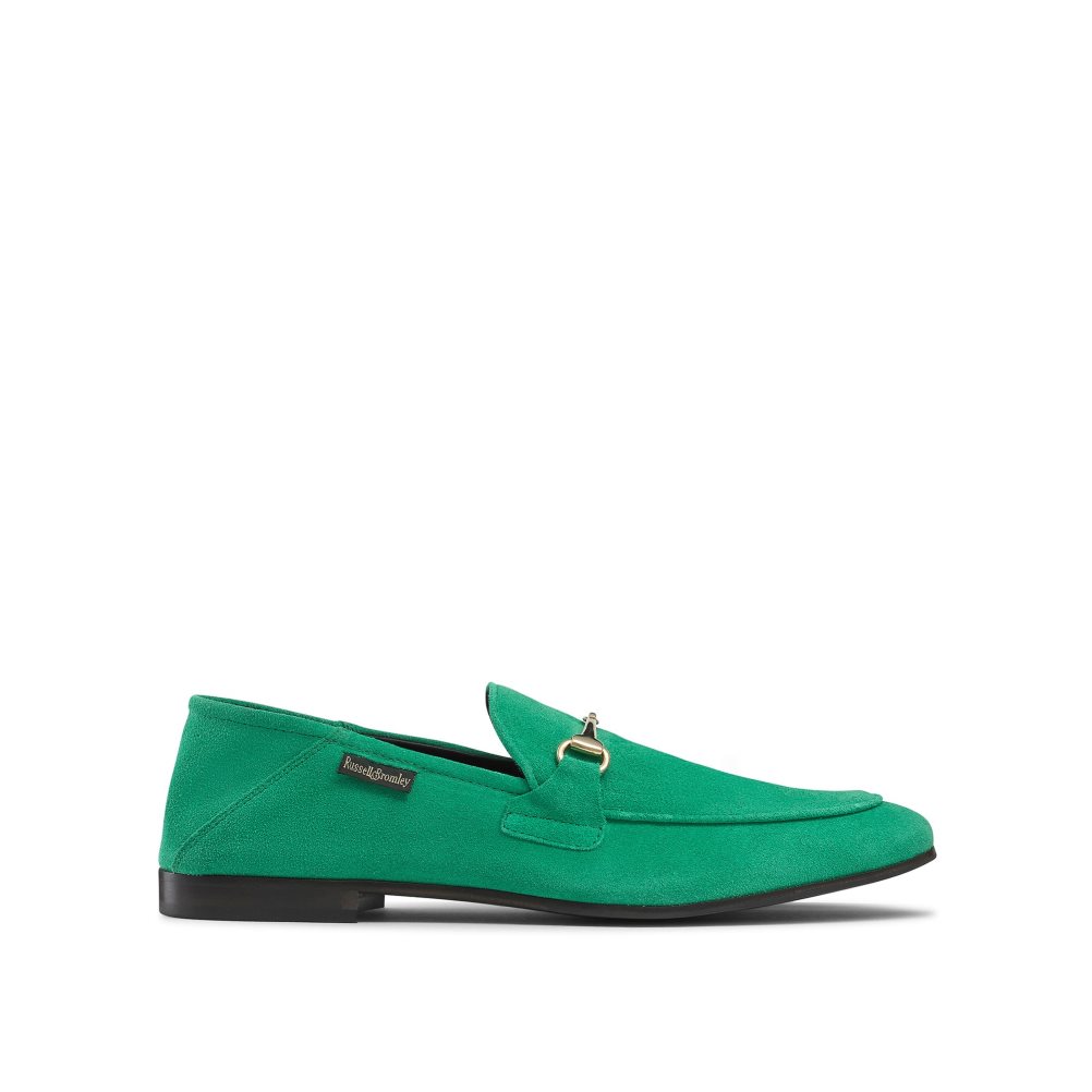 Pánské Společenské Boty Russell & Bromley Loafer M Snaffle Zelene | CZ-28614R