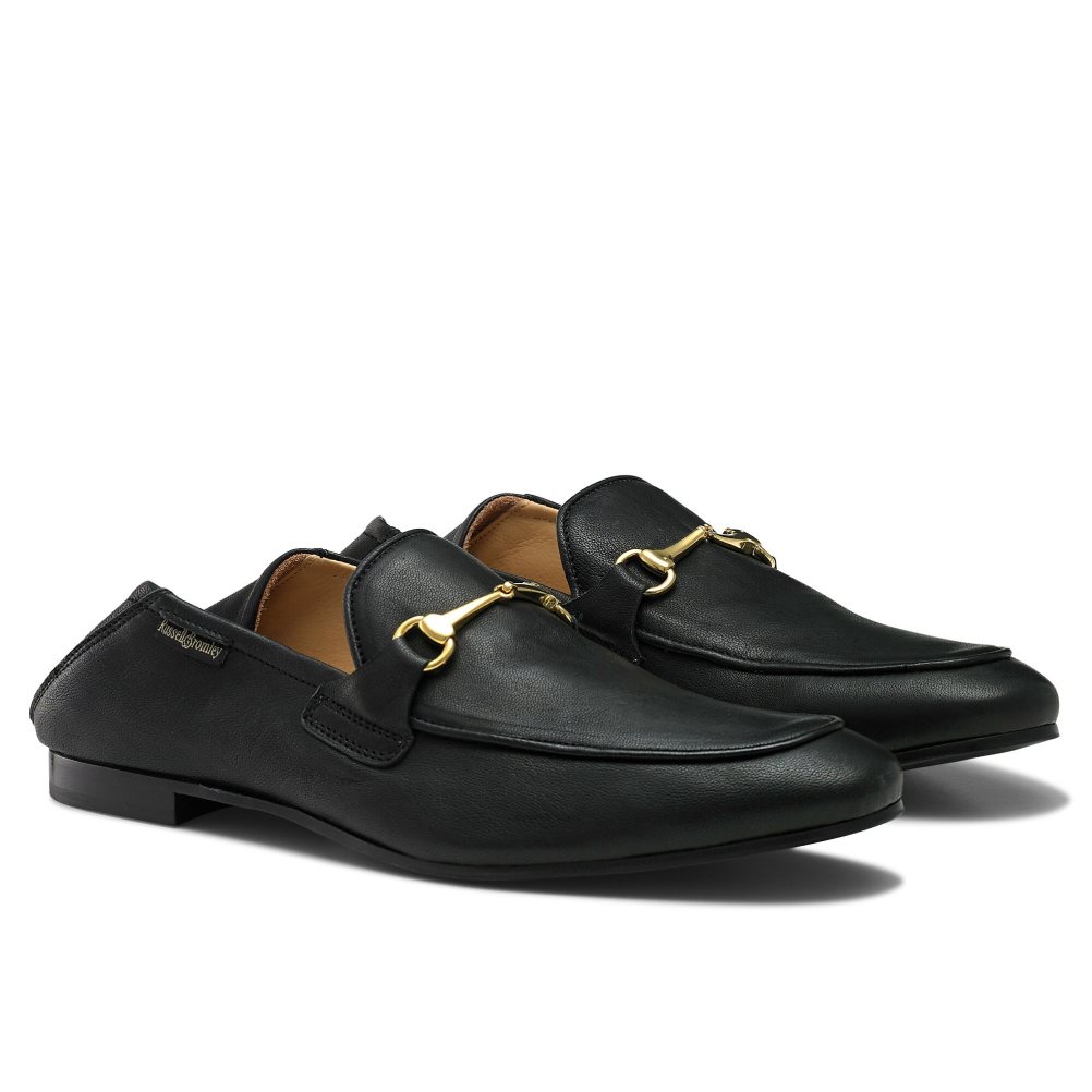 Pánské Společenské Boty Russell & Bromley Loafer M Snaffle Černé | CZ-57421R