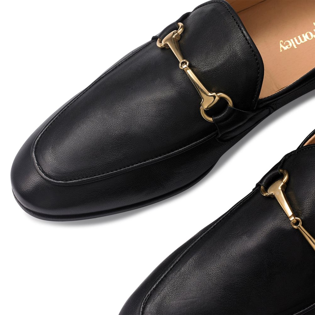 Pánské Společenské Boty Russell & Bromley Loafer M Snaffle Černé | CZ-57421R