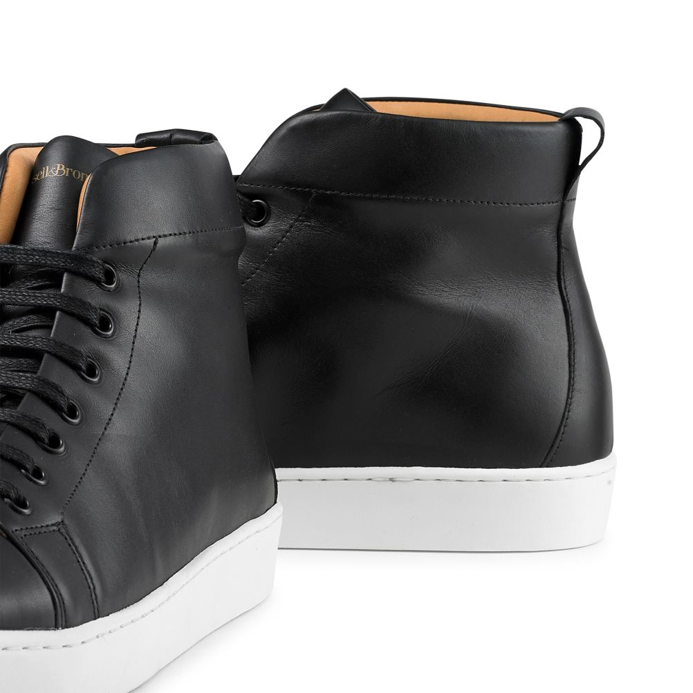 Pánské Tenisky Russell & Bromley Park Hi M High Top Černé | CZ-70683P