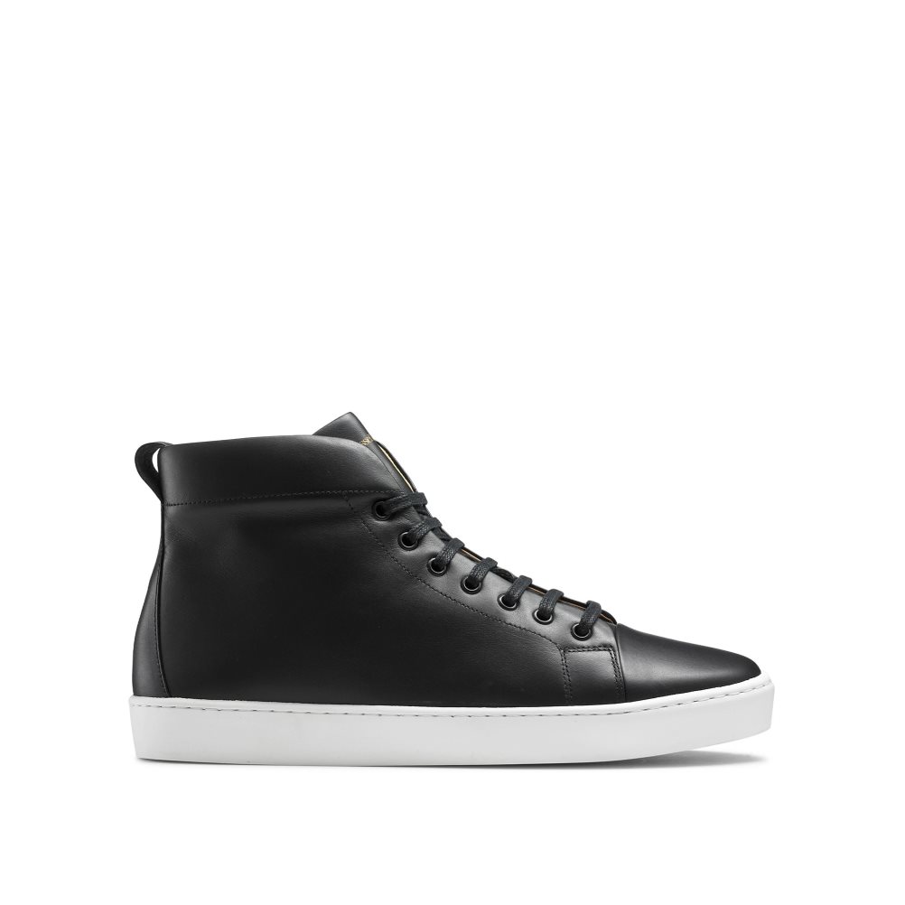 Pánské Tenisky Russell & Bromley Park Hi M High Top Černé | CZ-70683P