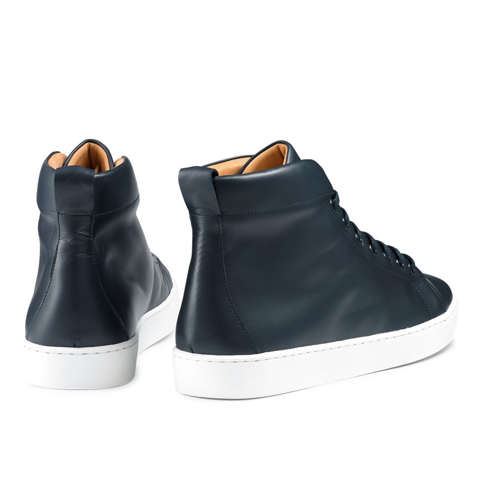 Pánské Tenisky Russell & Bromley Park Hi M High Top Tmavě Blankyt | CZ-97381Y