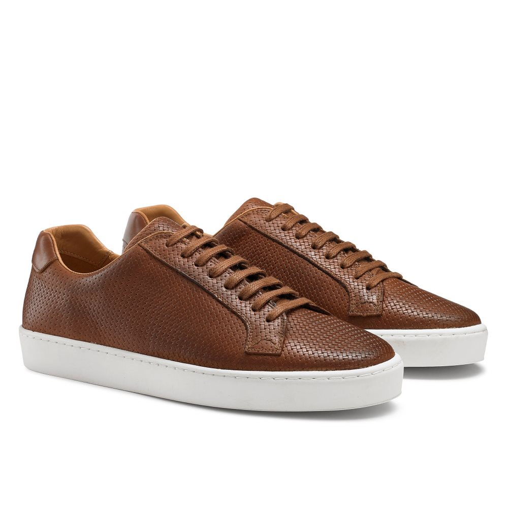 Pánské Tenisky Russell & Bromley Park Run Low-top Hnědé | CZ-13670G