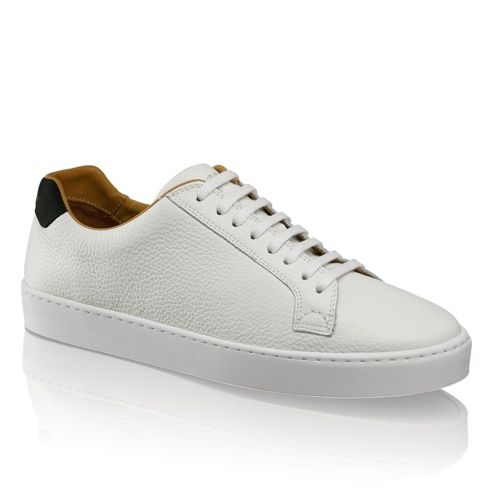 Pánské Tenisky Russell & Bromley Park Run Low-top Bílé | CZ-27168R