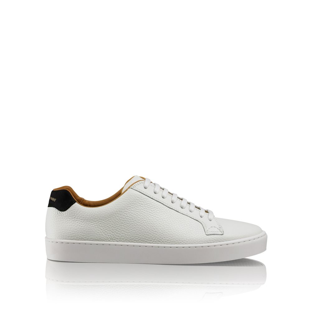 Pánské Tenisky Russell & Bromley Park Run Low-top Bílé | CZ-27168R