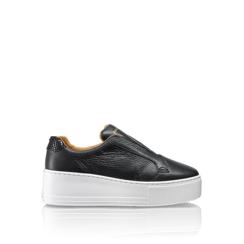 Dámské Boty Na Platformy Russell & Bromley Park Up Flatform Laceless Černé | CZ-29731I