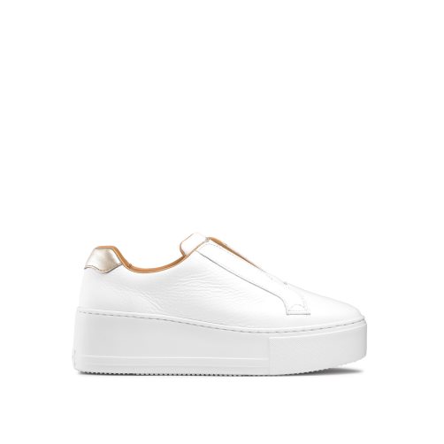 Dámské Boty Na Platformy Russell & Bromley Park Up Flatform Laceless Bílé | CZ-50278D