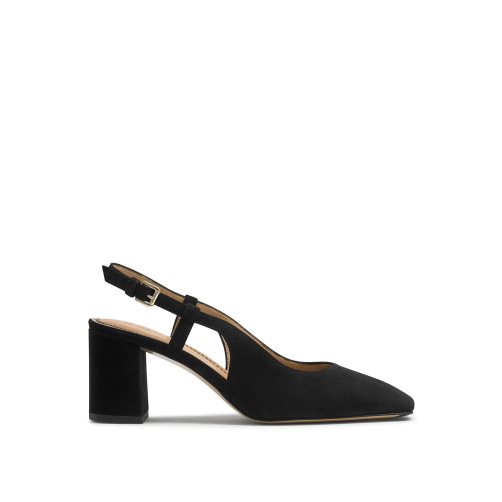 Dámské Podpatky Russell & Bromley Sugar Pie Slingback Block Černé | CZ-10458H