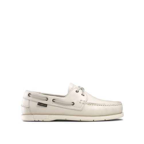 Pánské Boty Casual Russell & Bromley Bowline Waxy Læder Deck Béžový | CZ-91785C