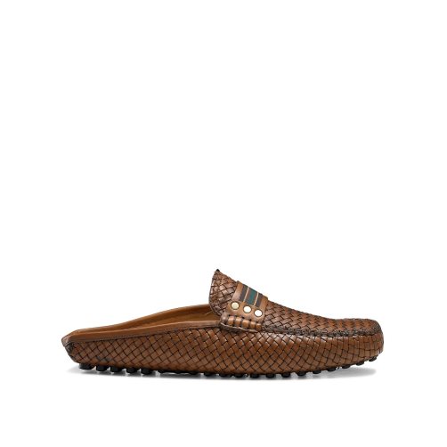 Pánské Loafers Russell & Bromley Cabriolet Backless Hnědé | CZ-62471J