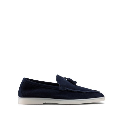 Pánské Loafers Russell & Bromley Cambria Tassel Tmavě Blankyt | CZ-35418G