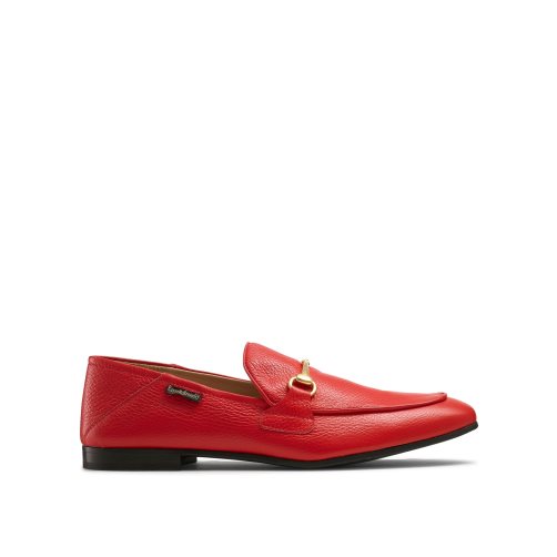 Pánské Společenské Boty Russell & Bromley Loafer M Snaffle Červené | CZ-14023C