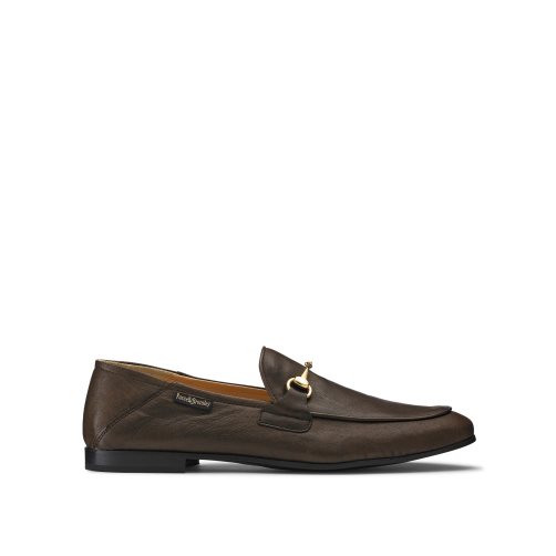 Pánské Společenské Boty Russell & Bromley Loafer M Snaffle Čokolády | CZ-70428K