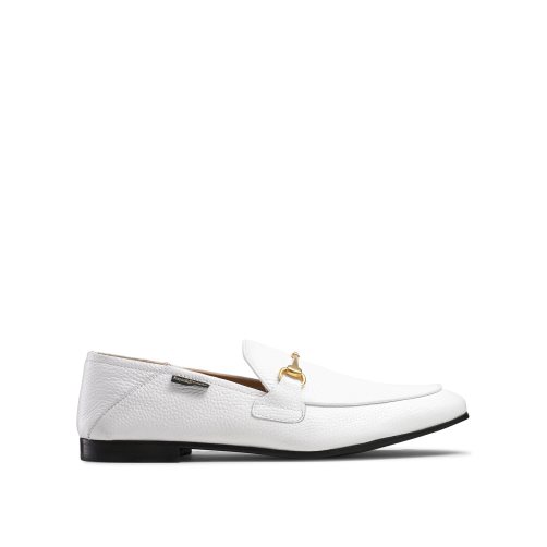 Pánské Společenské Boty Russell & Bromley Loafer M Snaffle Bílé | CZ-71358E