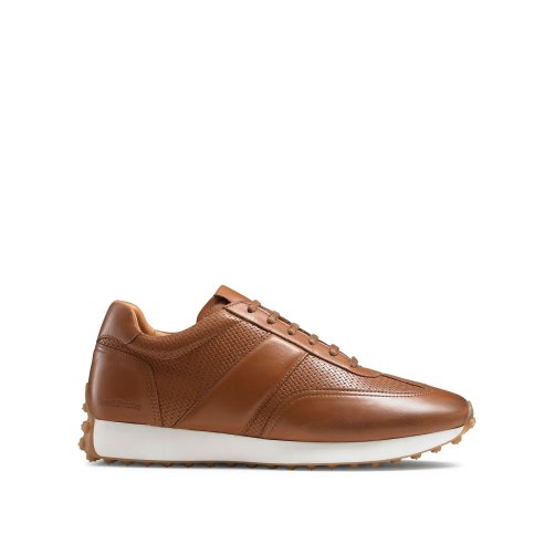 Pánské Tenisky Russell & Bromley Candidate Oxford Krajkové Runner Hnědé | CZ-36805V