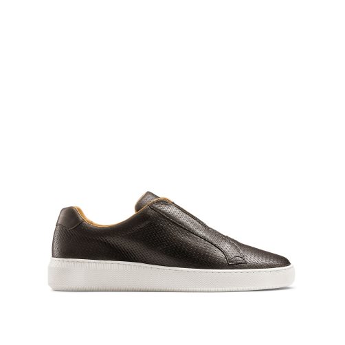 Pánské Tenisky Russell & Bromley Clearway M Woven Laceless Čokolády | CZ-95420H