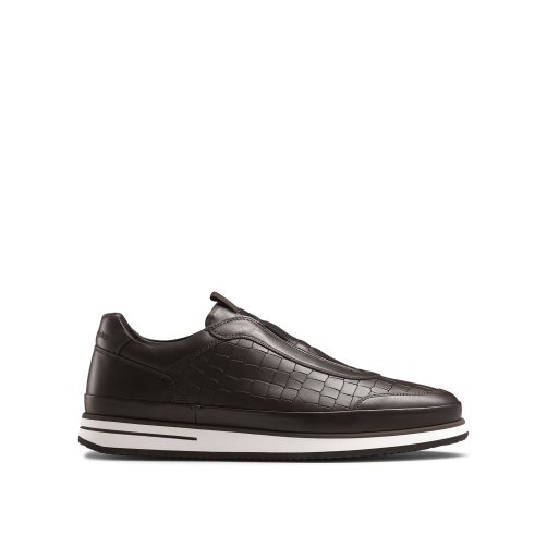 Pánské Tenisky Russell & Bromley San Giusto Oxford Laceless Čokolády | CZ-45218H